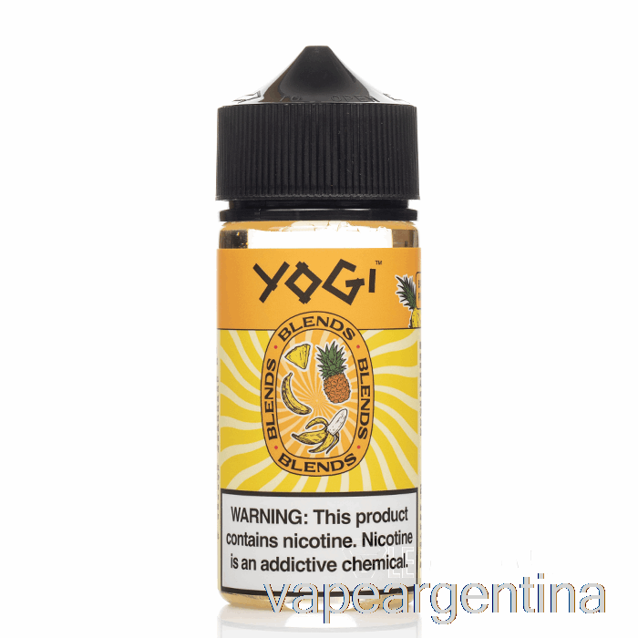 Hielo De Piña Plátano - Yogi Blends - 100ml 0mg Vape Descartable